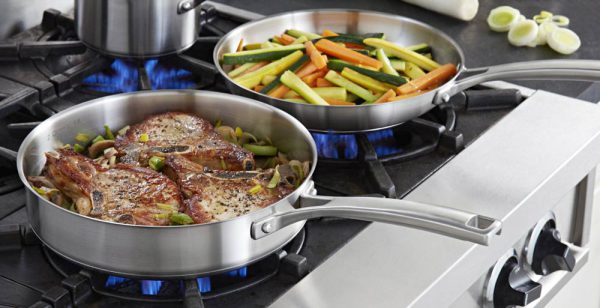 پخت و پز در ظروف استیل