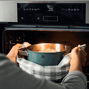 Pure Cookware 3/Set, Ceramic & Stainless Steel, Green